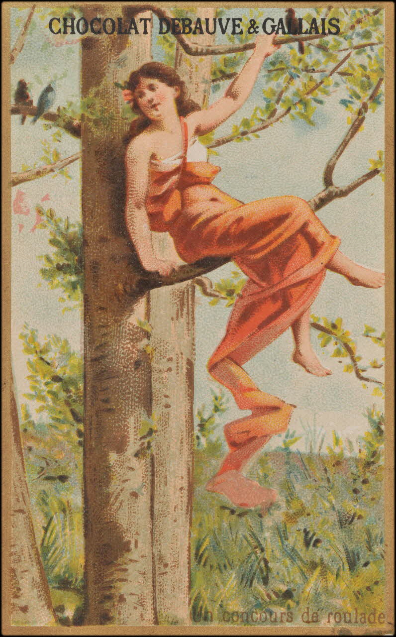 Romanet carte réclame chromo Paris 1877-1907 1995.1.769.4 Photo