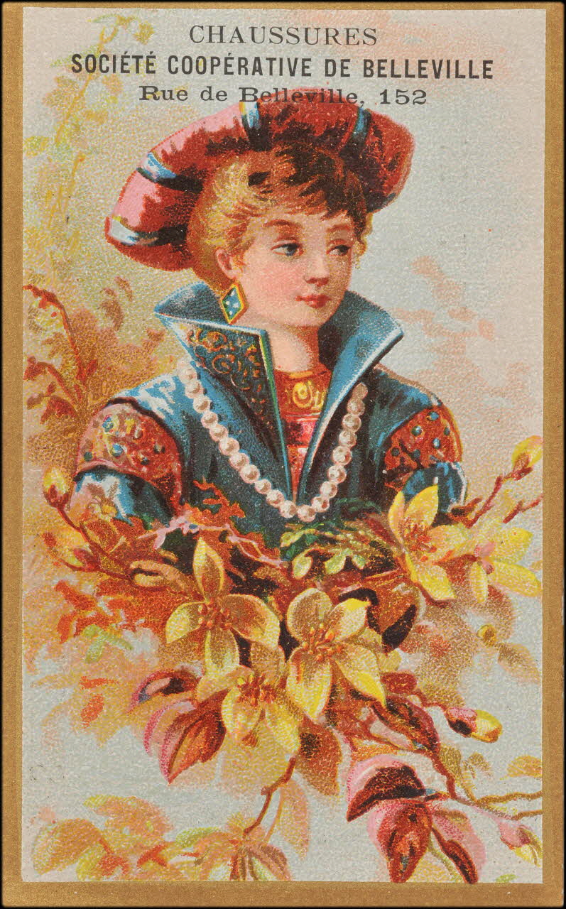 Romanet carte réclame chromo Paris 1877-1907 1995.1.770.2 Photo