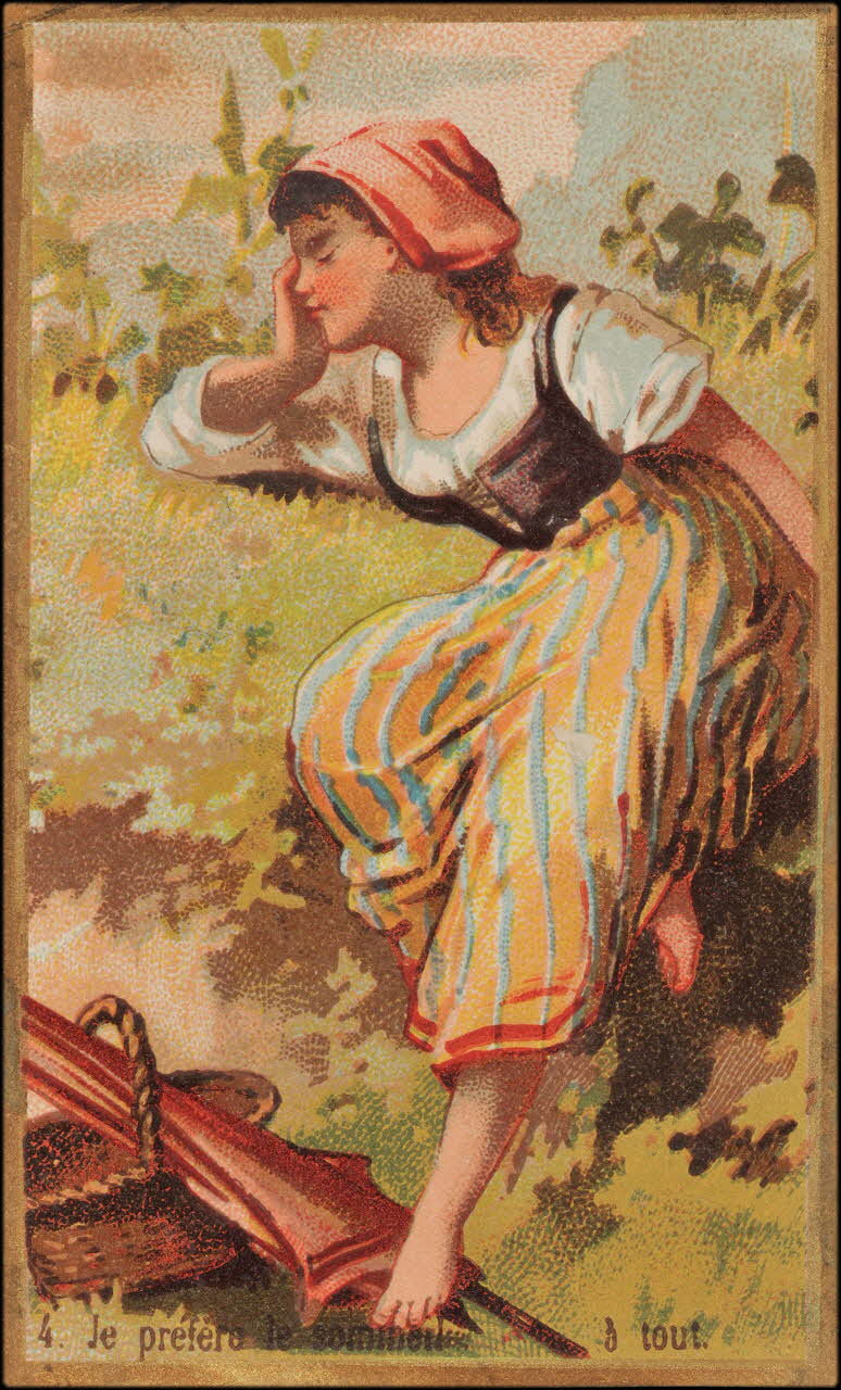Romanet carte réclame chromo Paris 1877-1907 1995.1.771.4 Photo
