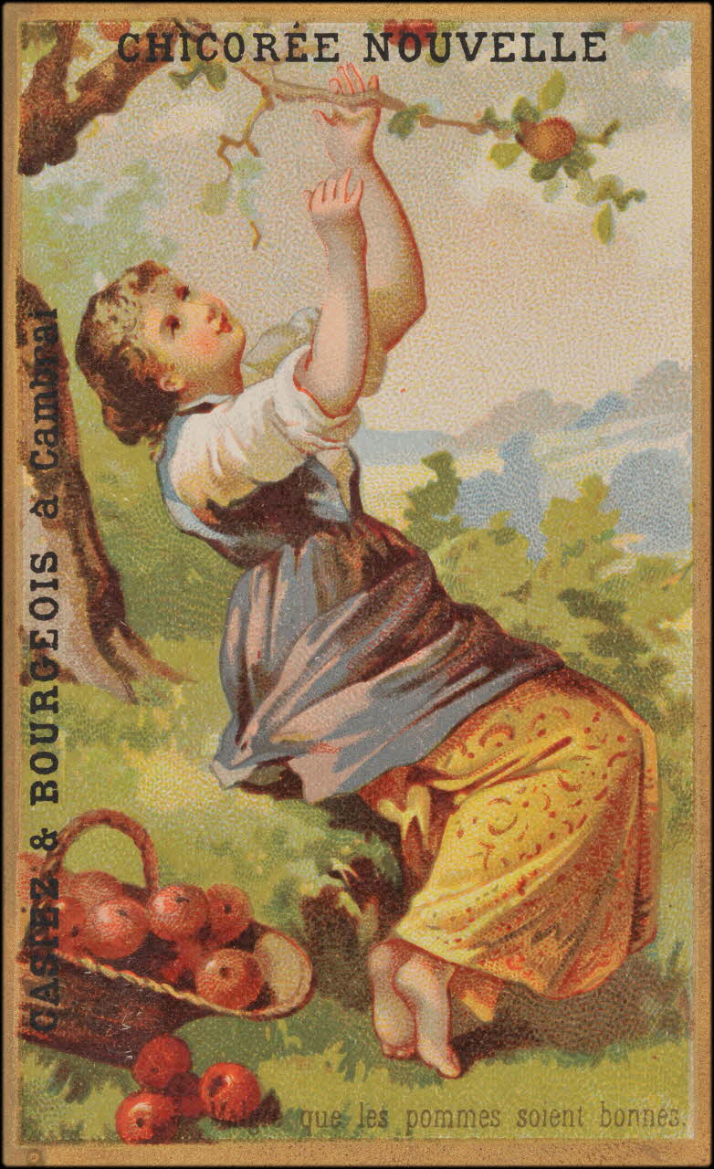 Romanet carte réclame chromo Paris 1877-1907 1995.1.772.3 Photo