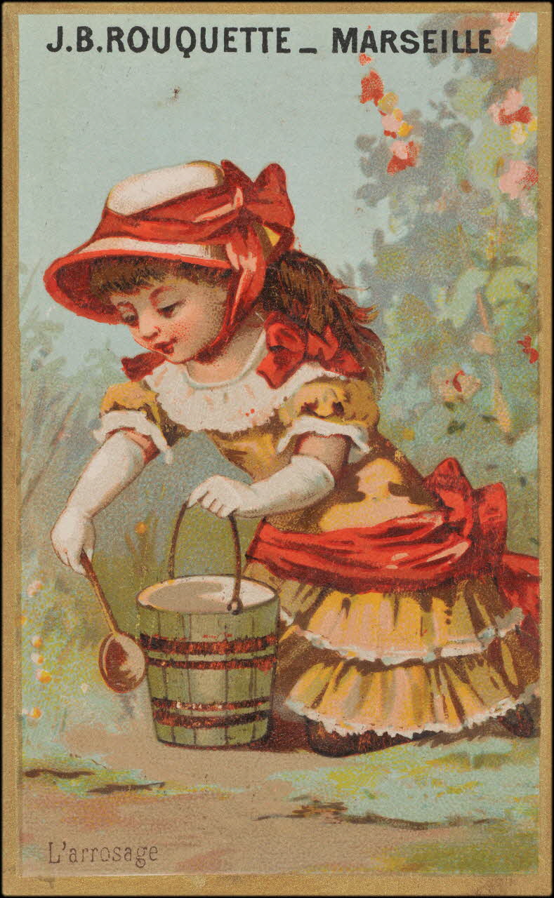 Romanet carte réclame chromo Paris 1877-1907 1995.1.775.2 Photo