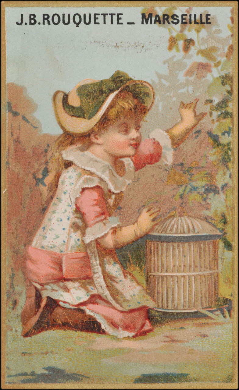 Romanet carte réclame chromo Paris 1877-1907 1995.1.775.3 Photo