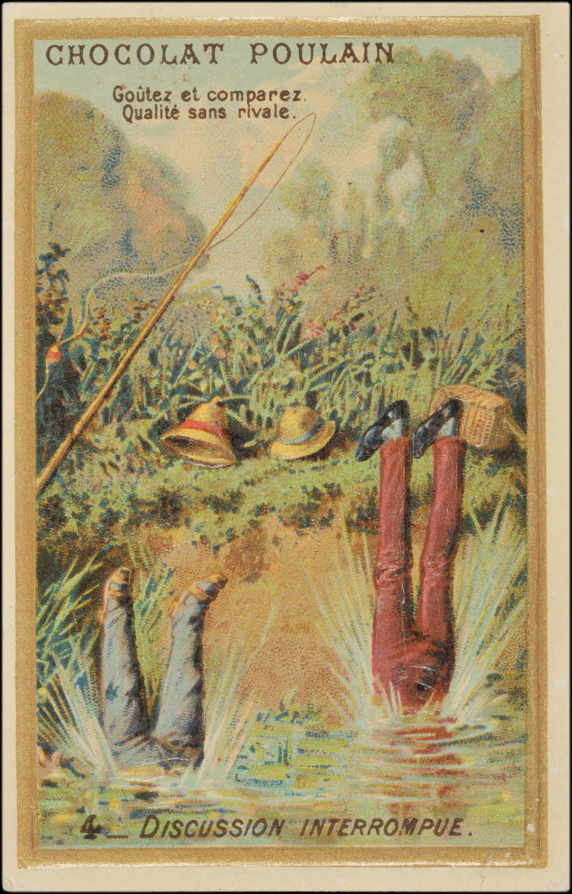 Romanet carte réclame chromo Paris 1877-1907 1995.1.776.2 Photo