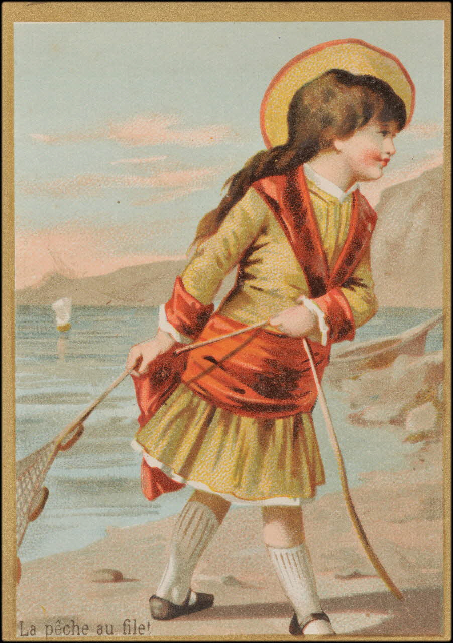 Véronnet G. carte réclame chromo Paris 1877-1907 1995.1.777.1 Photo