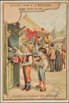 Romanet carte réclame chromo Paris 1877-1907 1995.1.778.1 Photo