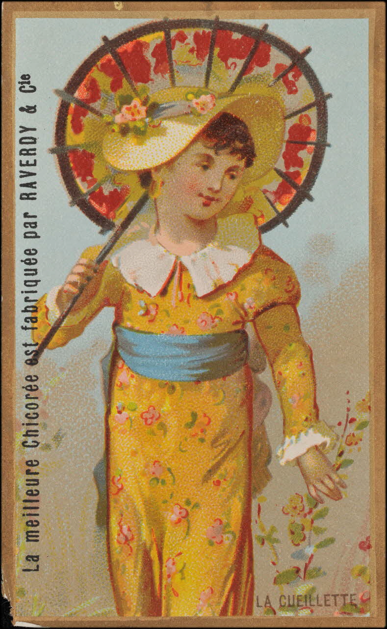 Romanet carte réclame chromo Paris 1877-1907 1995.1.779.3 Photo