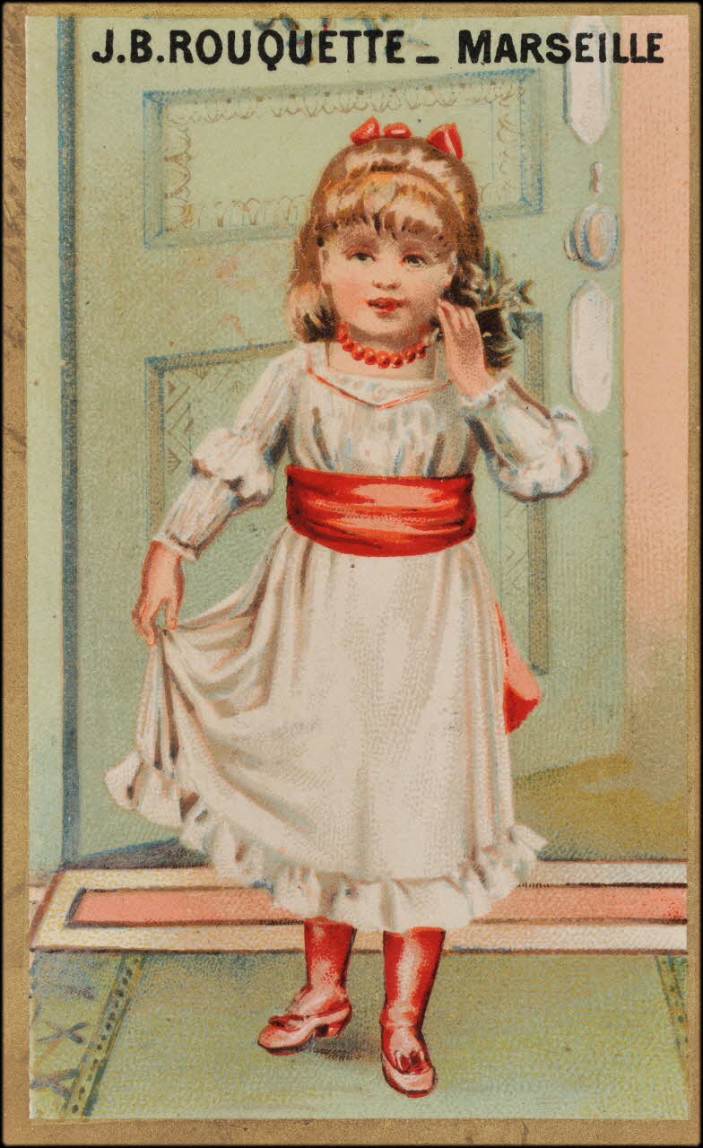 Romanet carte réclame chromo Paris 1877-1907 1995.1.780.1 Photo