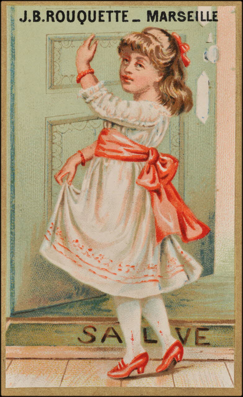 Romanet carte réclame chromo Paris 1877-1907 1995.1.780.2 Photo