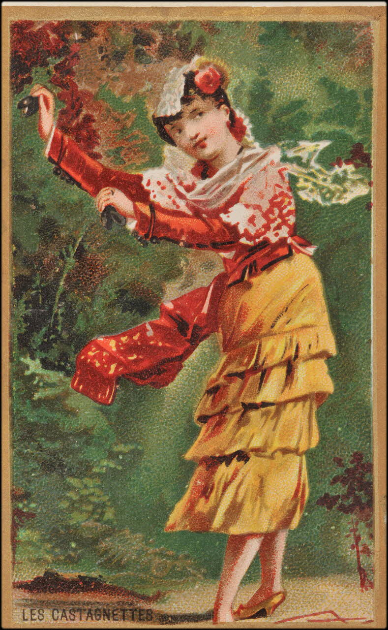 Romanet carte réclame chromo Paris 1877-1907 1995.1.781.1 Photo