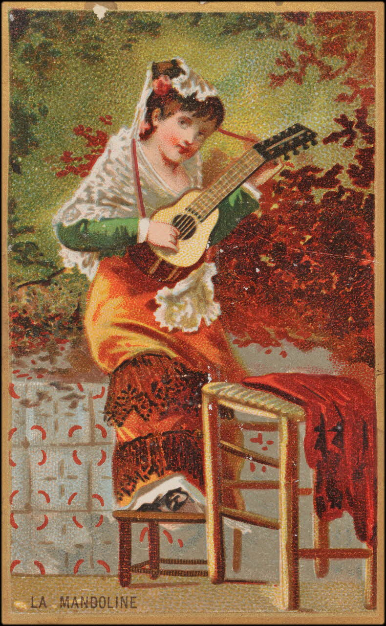 Romanet carte réclame chromo Paris 1877-1907 1995.1.781.2 Photo