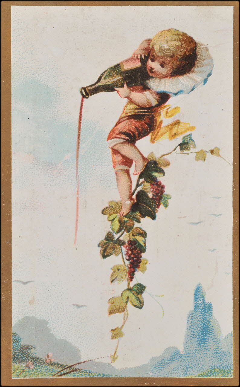 Romanet carte réclame chromo Paris 1877-1907 1995.1.782.3 Photo