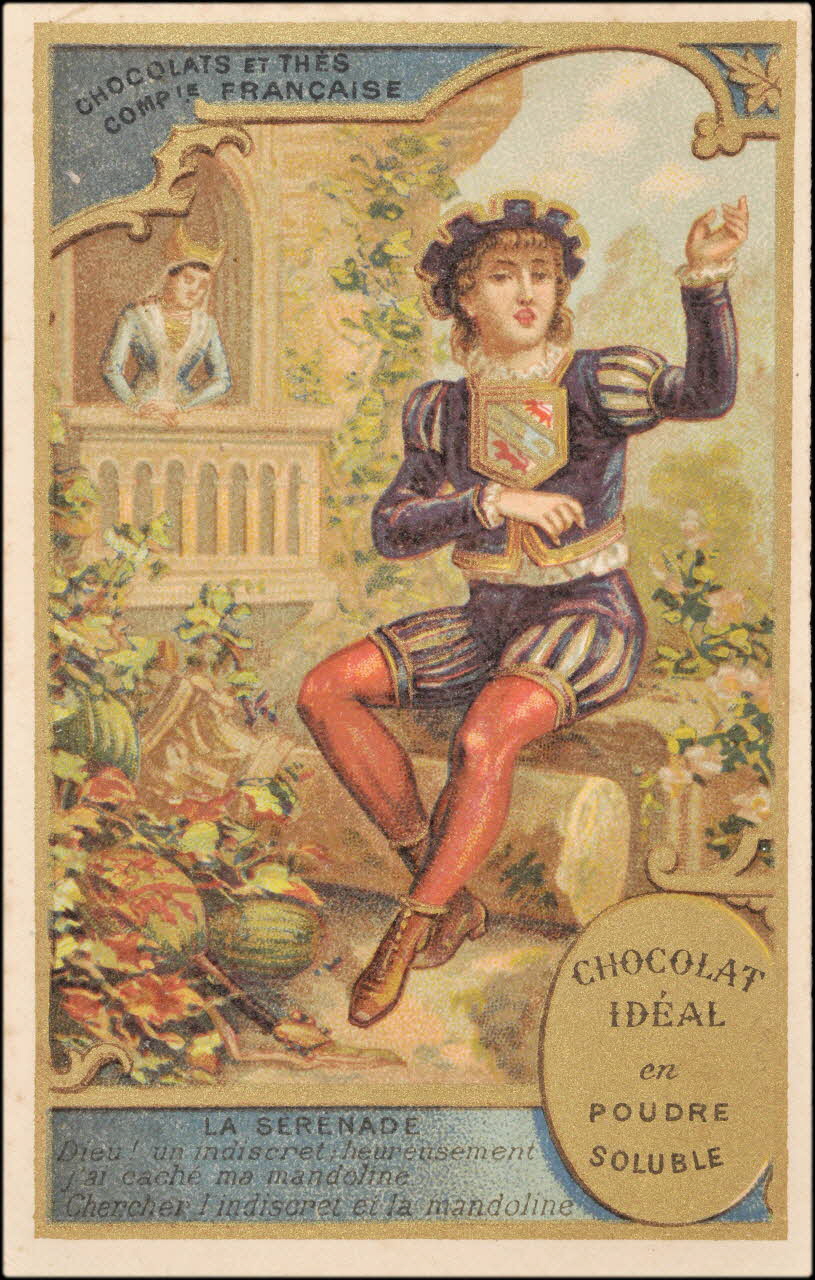 Romanet carte réclame chromo Paris 1877-1907 1995.1.784.3 Photo