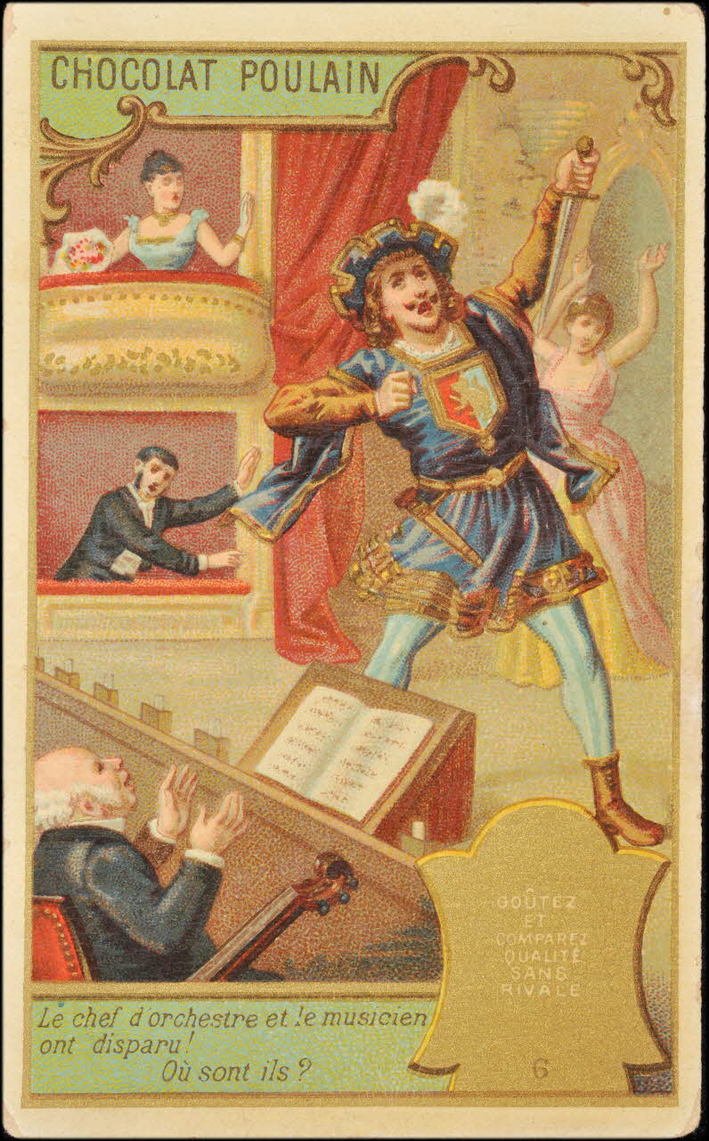 Romanet carte réclame chromo Paris 1877-1907 1995.1.784.4 Photo