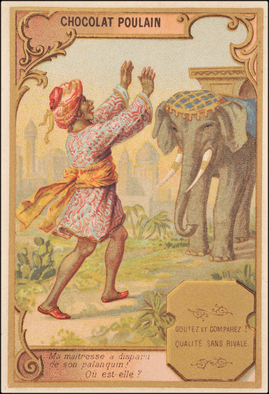 Romanet carte réclame chromo Paris 1877-1907 1995.1.784.5 Photo