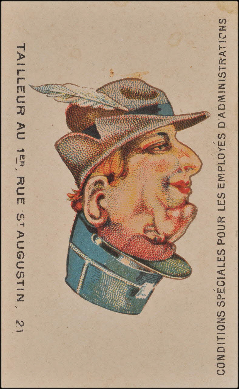 Gruyelle Frères carte réclame chromo Paris 1877-1907 1995.1.788.1 Photo