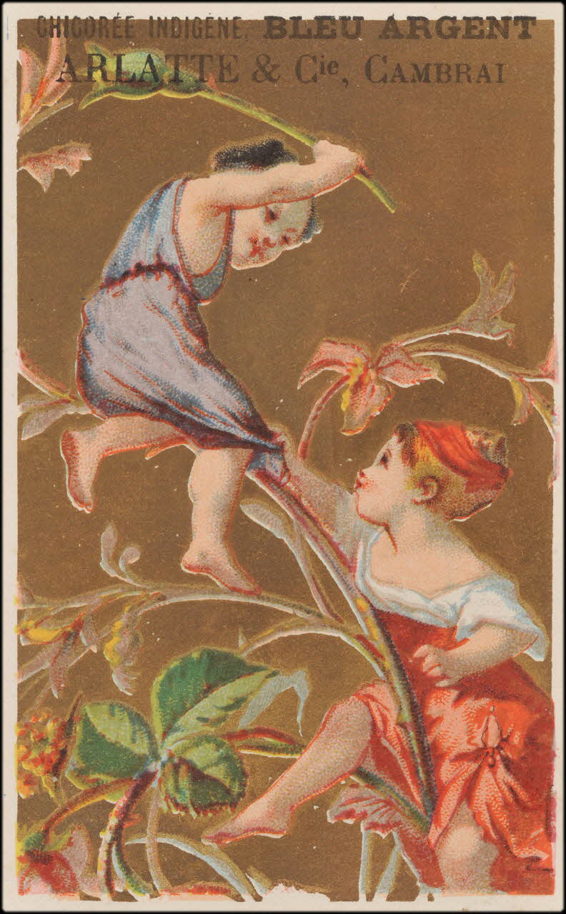 Romanet carte réclame chromo Paris 1877-1907 1995.1.789.5 Photo
