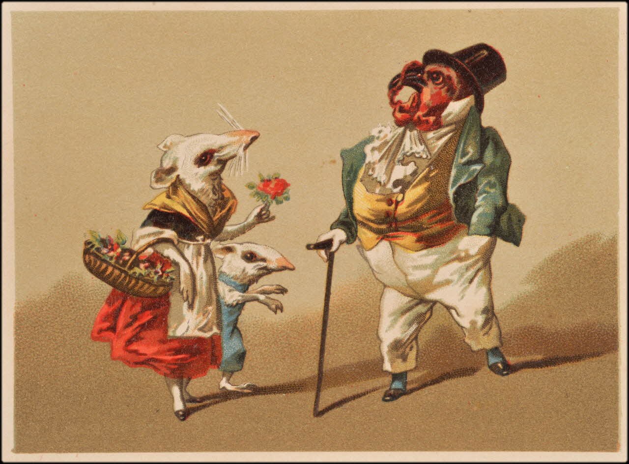 Romanet carte réclame chromo Paris 1877-1907 1995.1.791.3 Photo