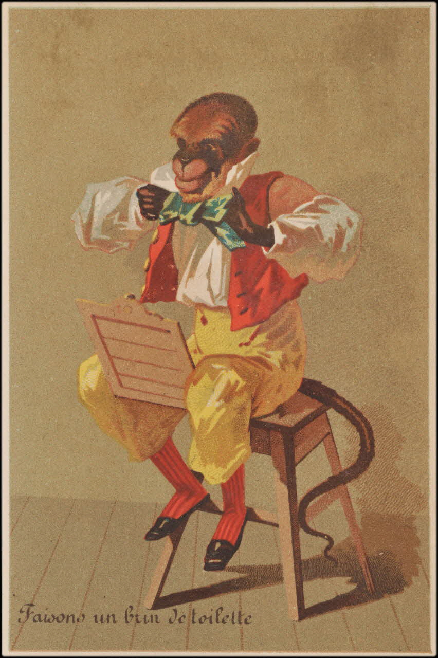 Romanet carte réclame chromo Paris 1877-1907 1995.1.792.2 Photo