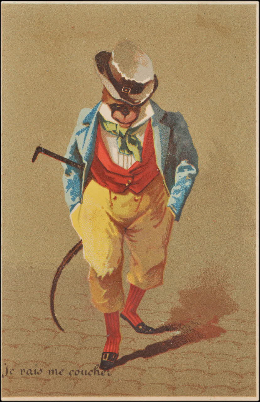 Romanet carte réclame chromo Paris 1877-1907 1995.1.792.3 Photo