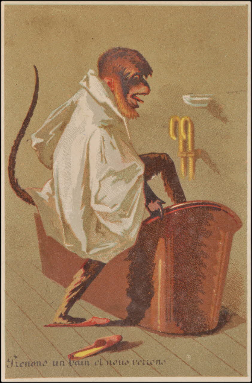 Romanet carte réclame chromo Paris 1877-1907 1995.1.792.6 Photo