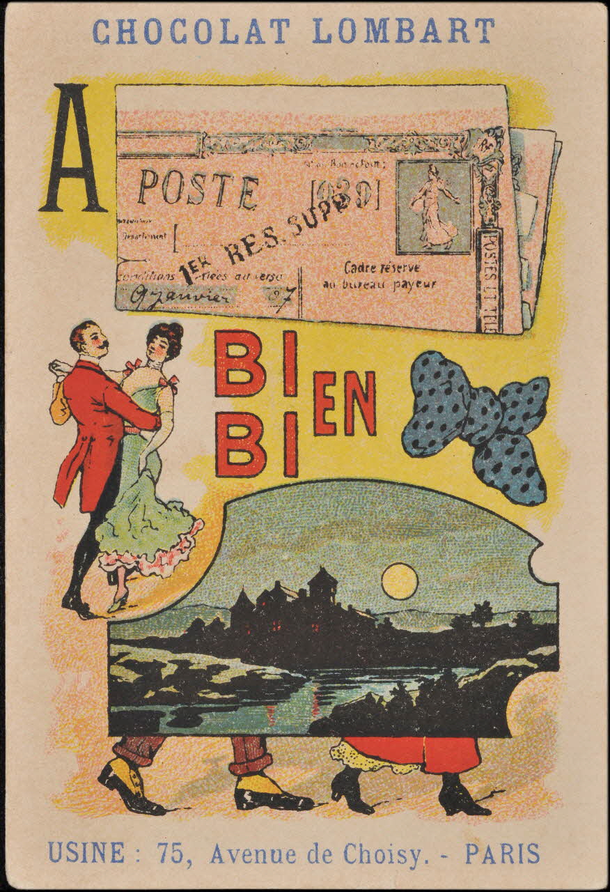 Romanet carte réclame chromo Paris 1877-1907 1995.1.794.1 Photo