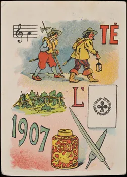 Romanet carte réclame chromo Paris 1877-1907 1995.1.794.12  Photo