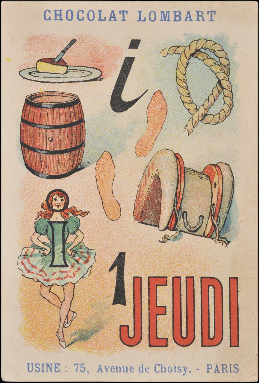 Romanet carte réclame chromo Paris 1877-1907 1995.1.794.18 Photo