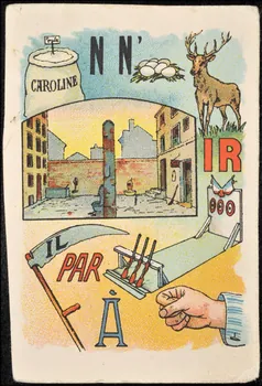 Romanet carte réclame chromo Paris 1877-1907 1995.1.794.20  Photo