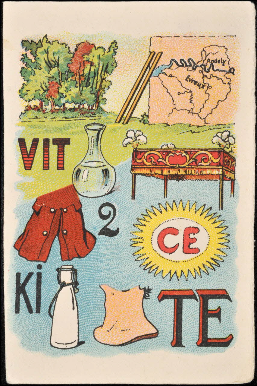 Romanet carte réclame chromo Paris 1877-1907 1995.1.794.23 Photo