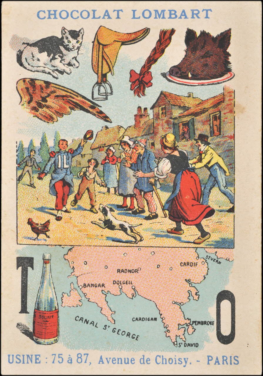 Romanet carte réclame chromo Paris 1877-1907 1995.1.794.28 Photo
