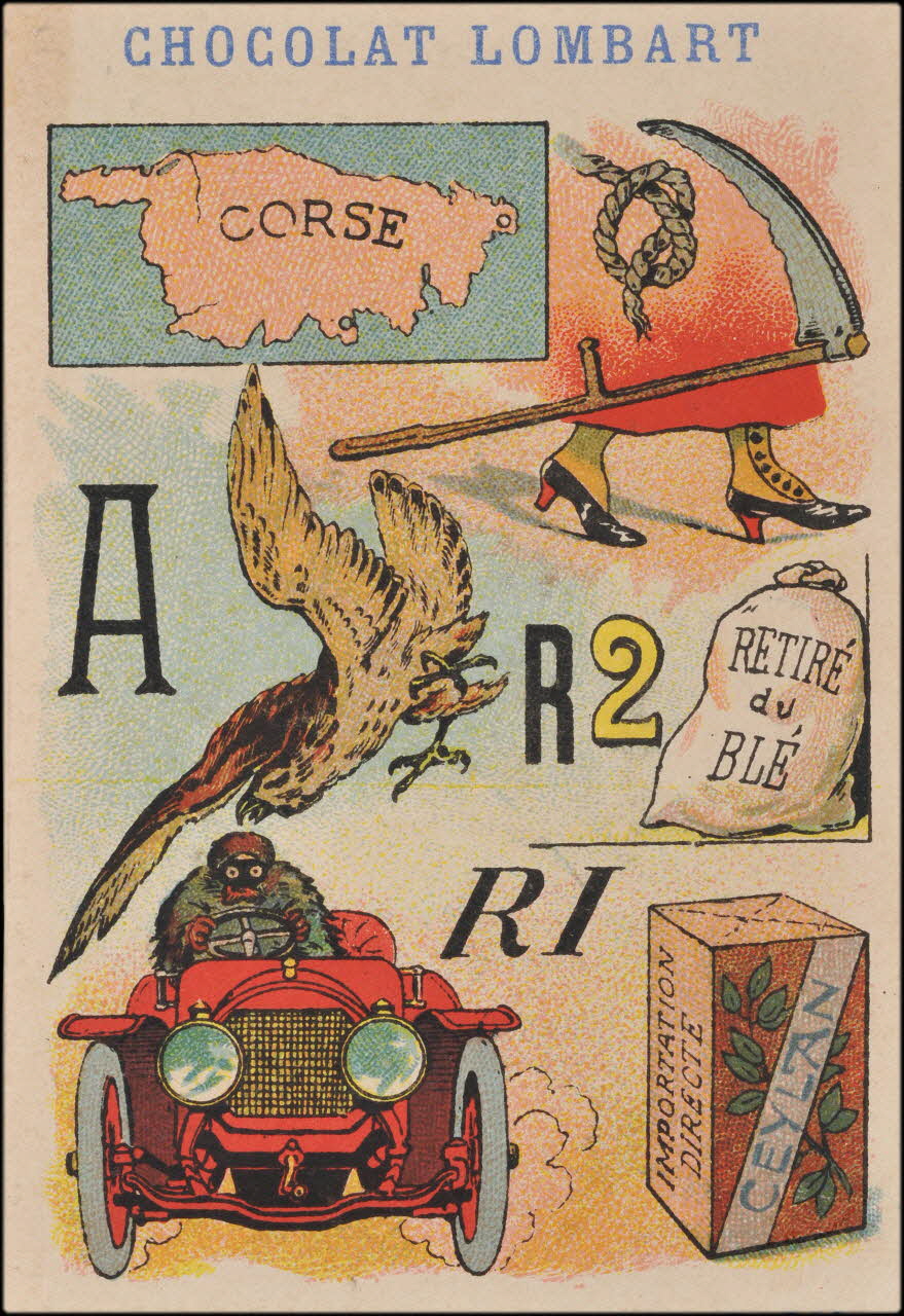 Romanet carte réclame chromo Paris 1877-1907 1995.1.794.7 Photo