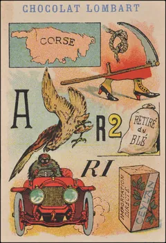 Romanet carte réclame chromo Paris 1877-1907 1995.1.794.7  Photo