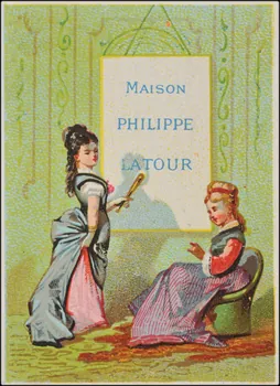Mayoux Honoré et Cie carte réclame chromo Paris 1877-1907 1995.1.795.1 Photo
