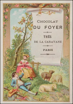 Romanet carte réclame chromo Paris 1877-1907 1995.1.796.1 Photo