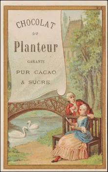 Romanet carte réclame chromo Paris 1877-1907 1995.1.796.4  Photo