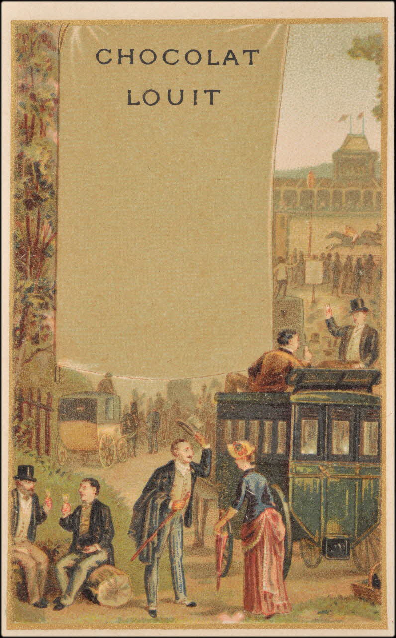 Romanet carte réclame chromo Paris 1877-1907 1995.1.797.2 Photo