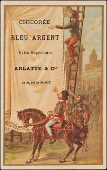 Romanet carte réclame chromo Paris 1877-1907 1995.1.798.4 Photo
