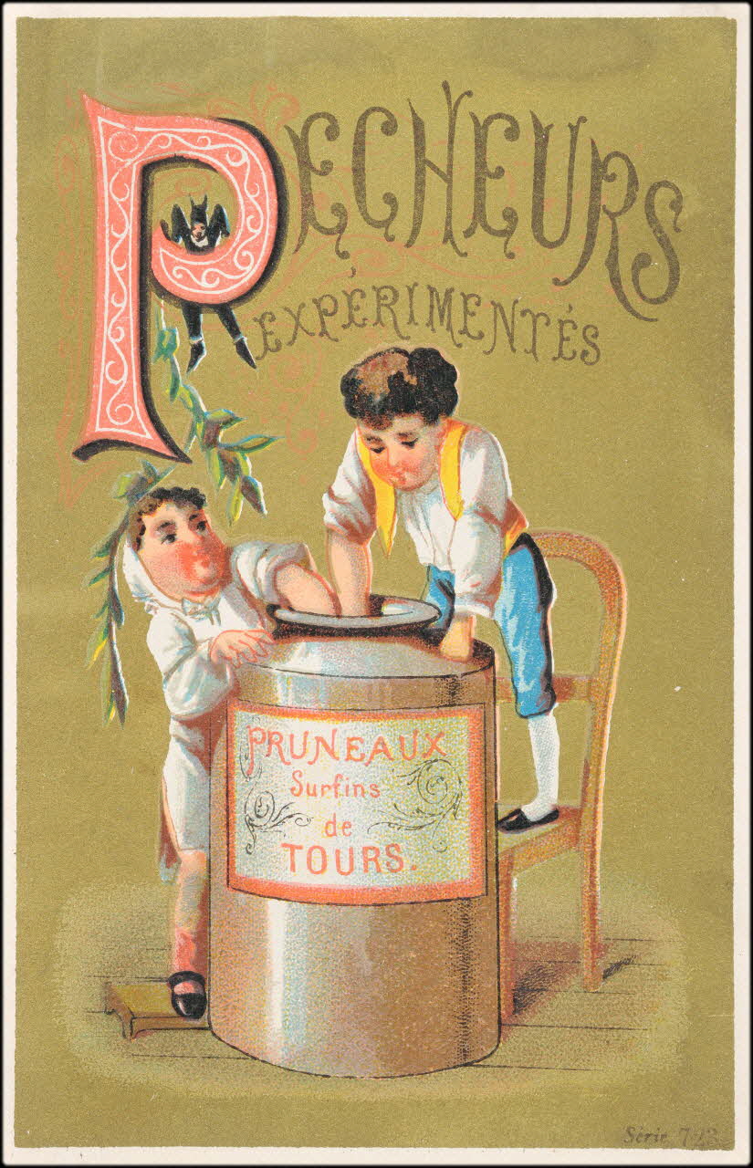 P. Aubry carte réclame chromo Paris 1876-1880 1995.1.8.16 Photo
