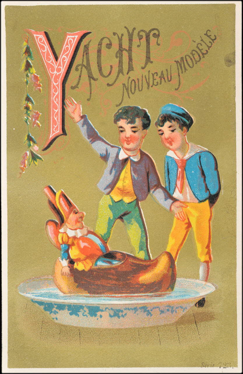 P. Aubry carte réclame chromo Paris 1876-1880 1995.1.8.24 Photo