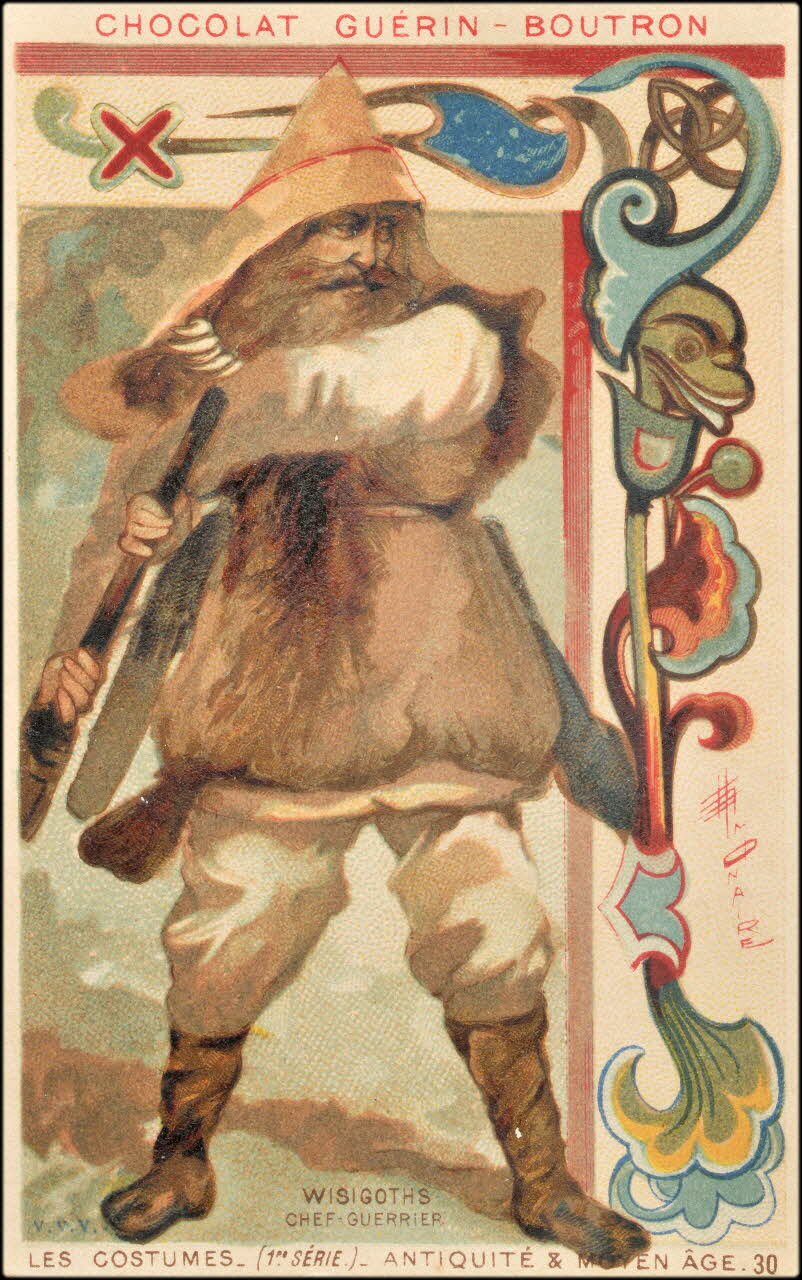 Baster & Vieillemard carte réclame chromo Paris 1889 1995.1.863.29 Photo