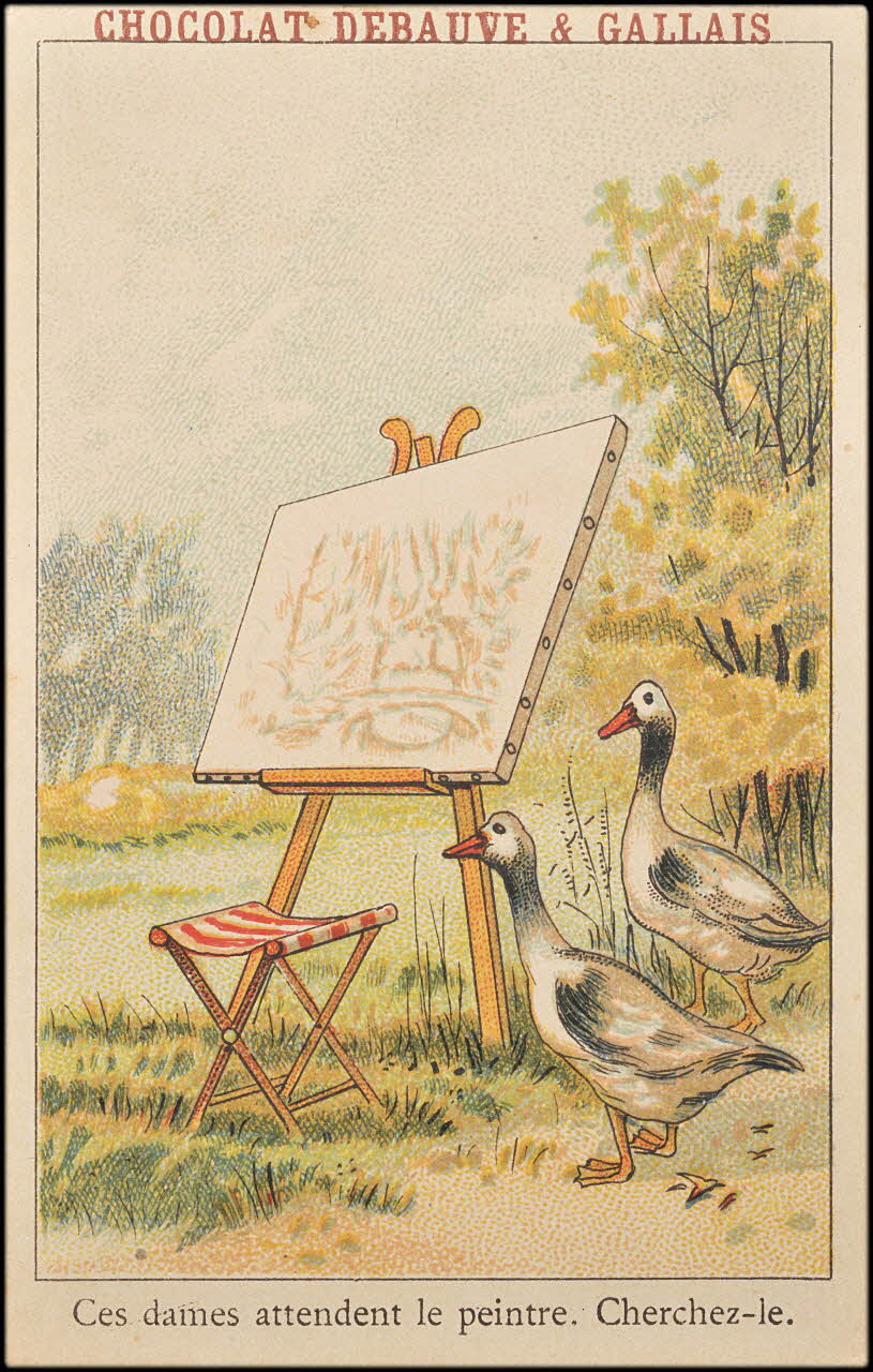 Baster & Vieillemard carte réclame chromo Paris 1900-1906 1995.1.864.4 Photo