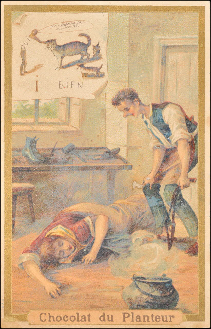 carte réclame, rébus chromo 1995.1.865.13 Photo