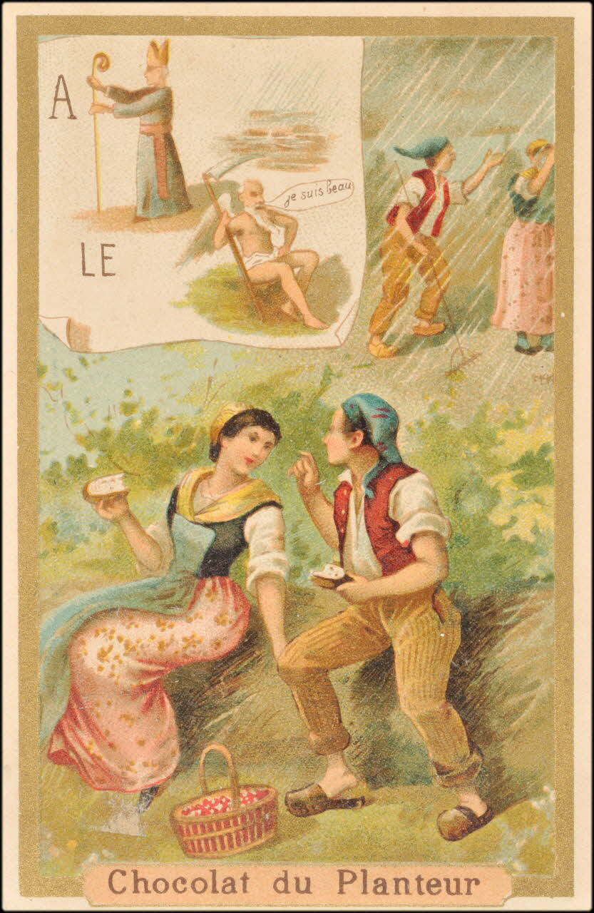 carte réclame, rébus chromo 1995.1.865.16 Photo