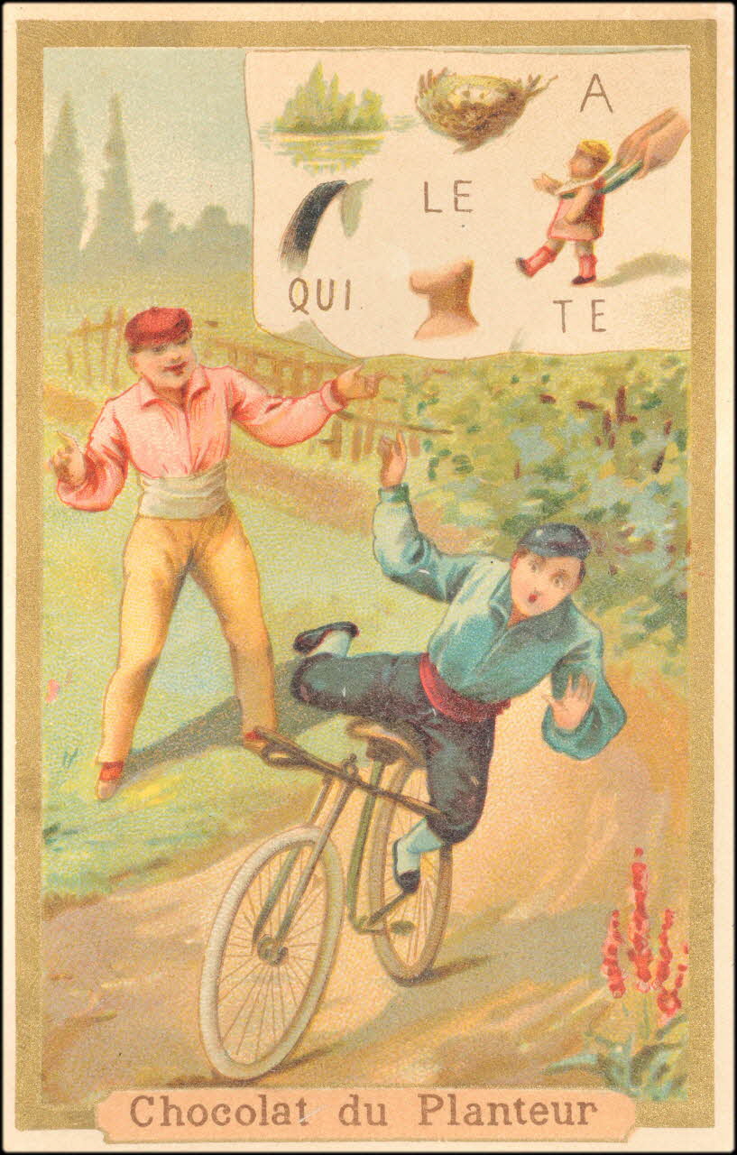 carte réclame, rébus chromo 1995.1.865.20 Photo