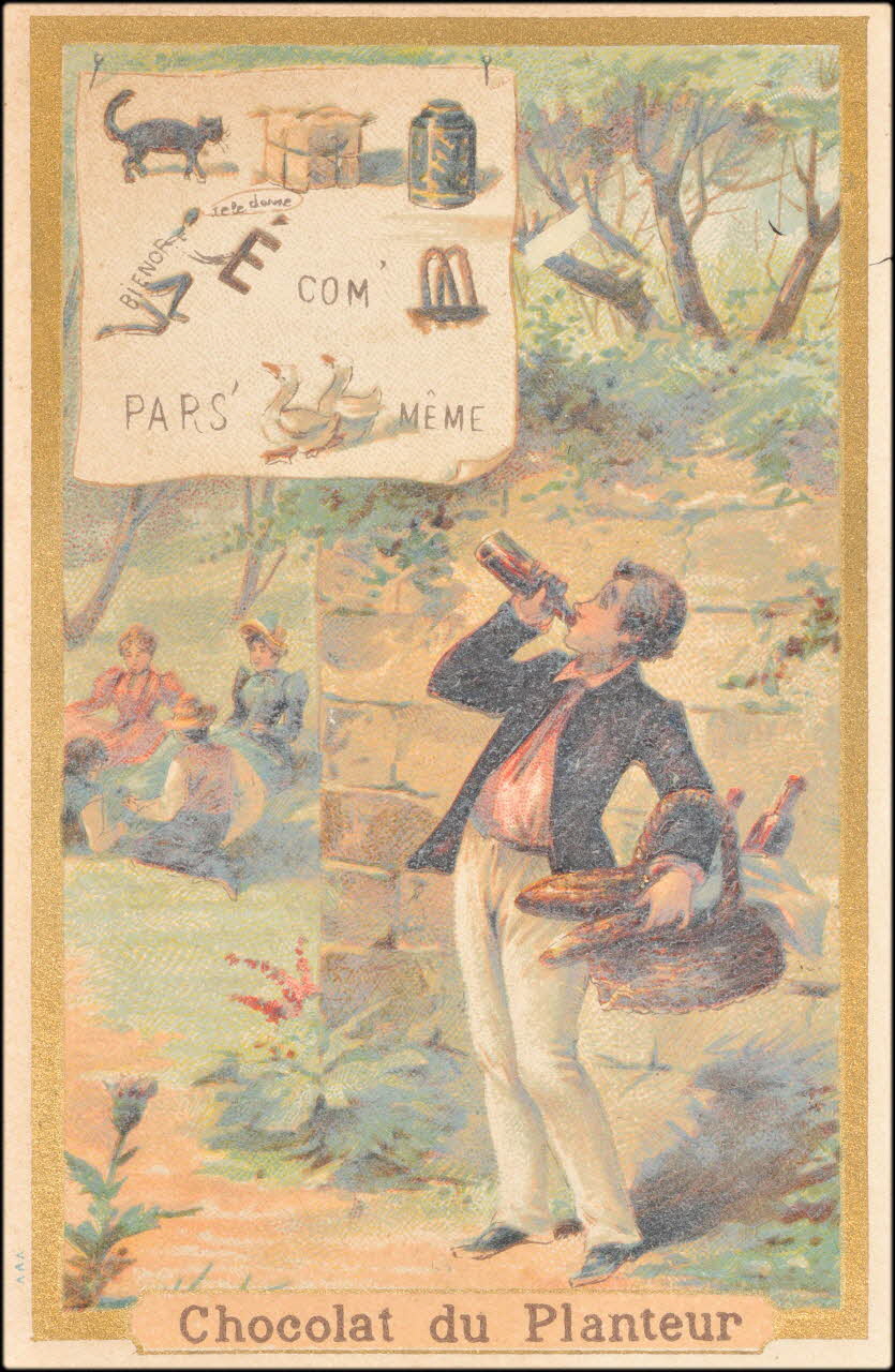 carte réclame, rébus chromo 1995.1.865.3 Photo