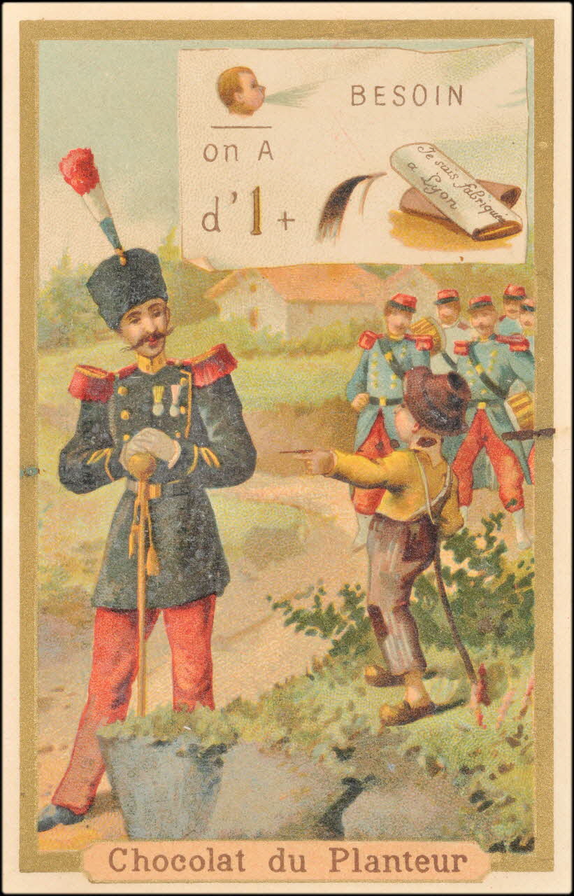 carte réclame, rébus chromo 1995.1.865.30 Photo