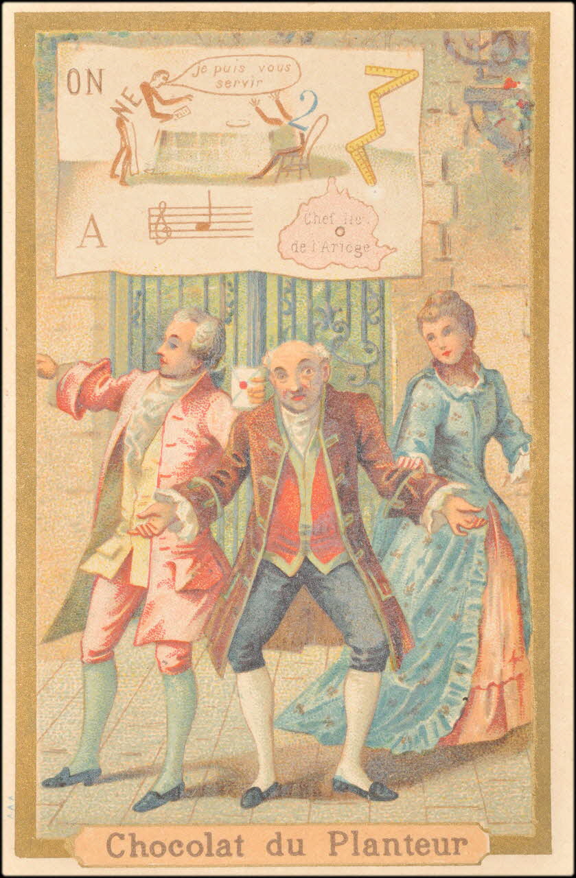 carte réclame, rébus chromo 1995.1.865.31 Photo