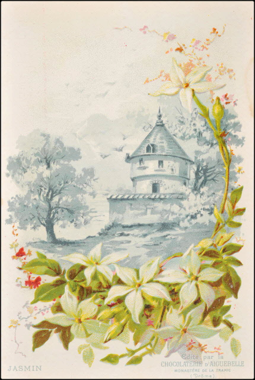 Edition de la Chocolaterie d'Aiguebelle ; Baster & Vieillemard carte réclame chromo 1878-1914 1996.40.1114.13 Photo