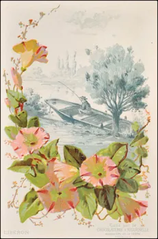Edition de la Chocolaterie d'Aiguebelle ; Baster & Vieillemard carte réclame chromo 1878-1914 1996.40.1114.15  Photo