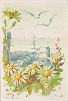 Edition de la Chocolaterie d'Aiguebelle ; Baster & Vieillemard carte réclame chromo 1878-1914 1996.40.1114.16  Photo